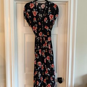 Zara Women Premium collection Floral midi/maxi dress